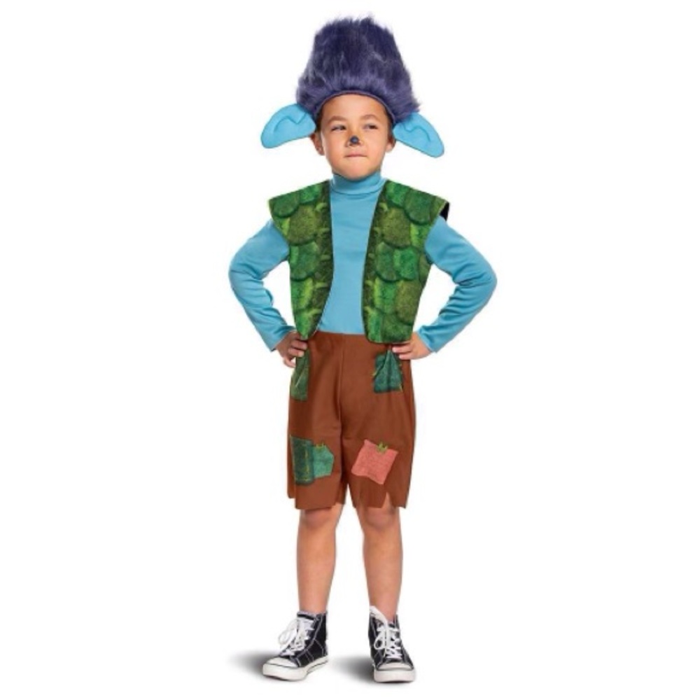 Trolls World Tour Branch Kid's Costume